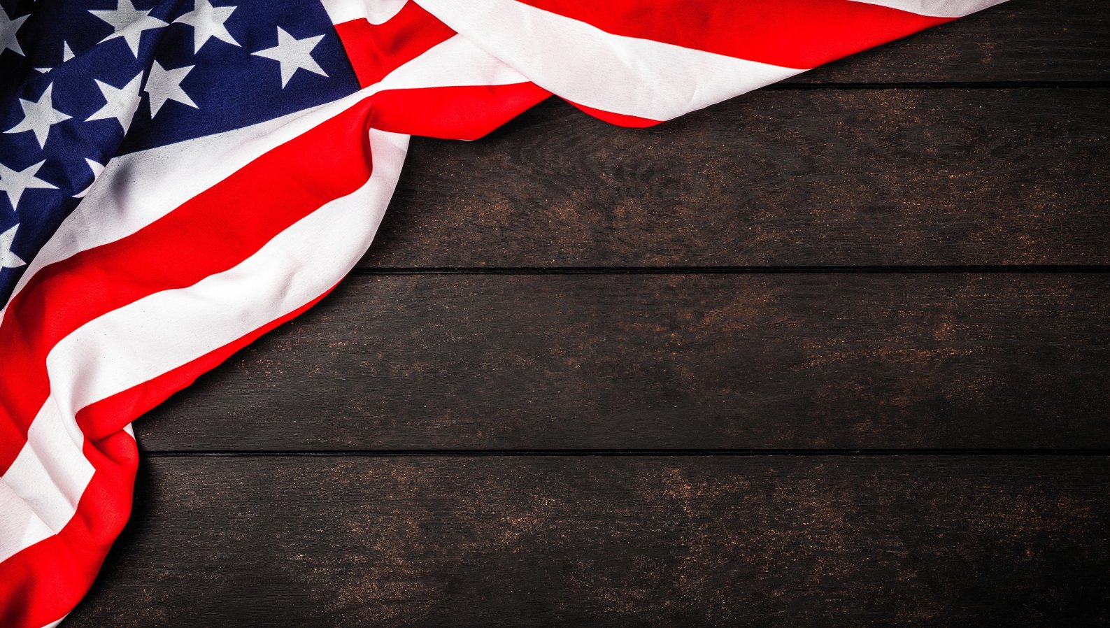 An American flag, honoring veterans earned benefits